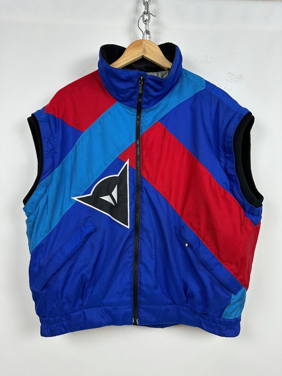 Men's 90s Vintage Dainese Nylon Moto Racing Jacket / Vest Size 50