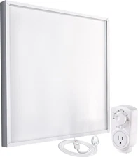 EconoHome 400W Infrared Wall Heater with Plugin Stat Radiant Wall Heaters Silent