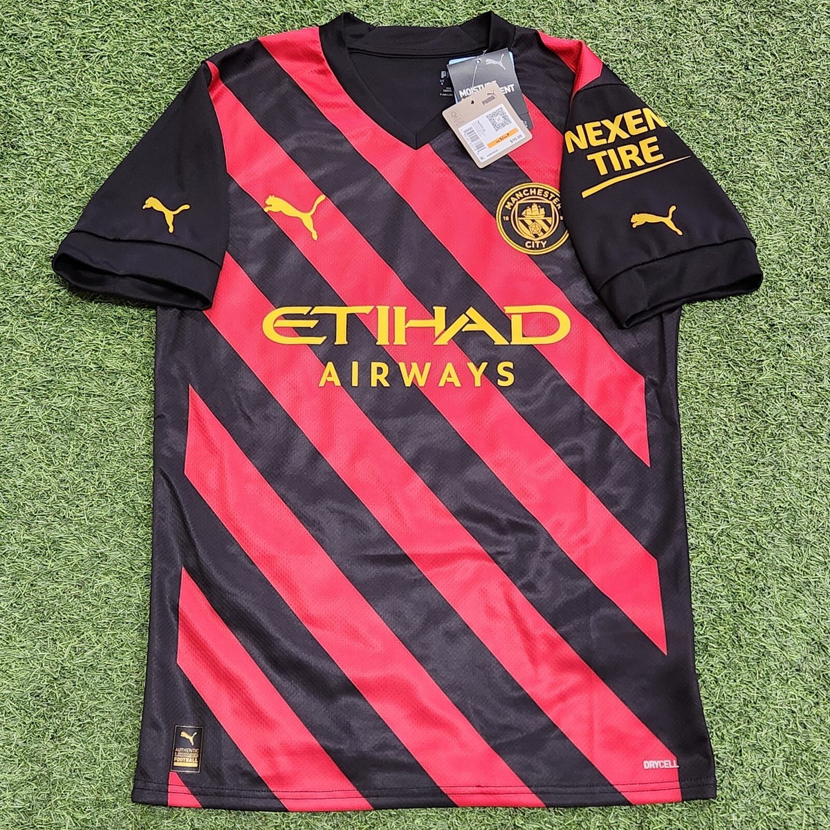 Puma 22/2023 Manchester City De Bruyne Away Jersey 765722-02 Puma 22/2023 Manchester City De Bruyne Away Jersey 765722-02