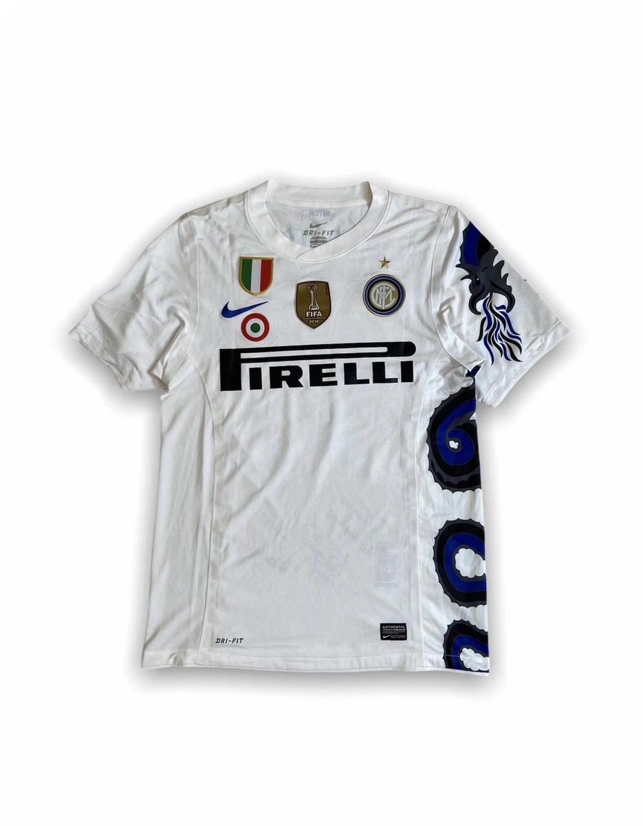 Inter Milan No10 Jovetic White Away Jersey