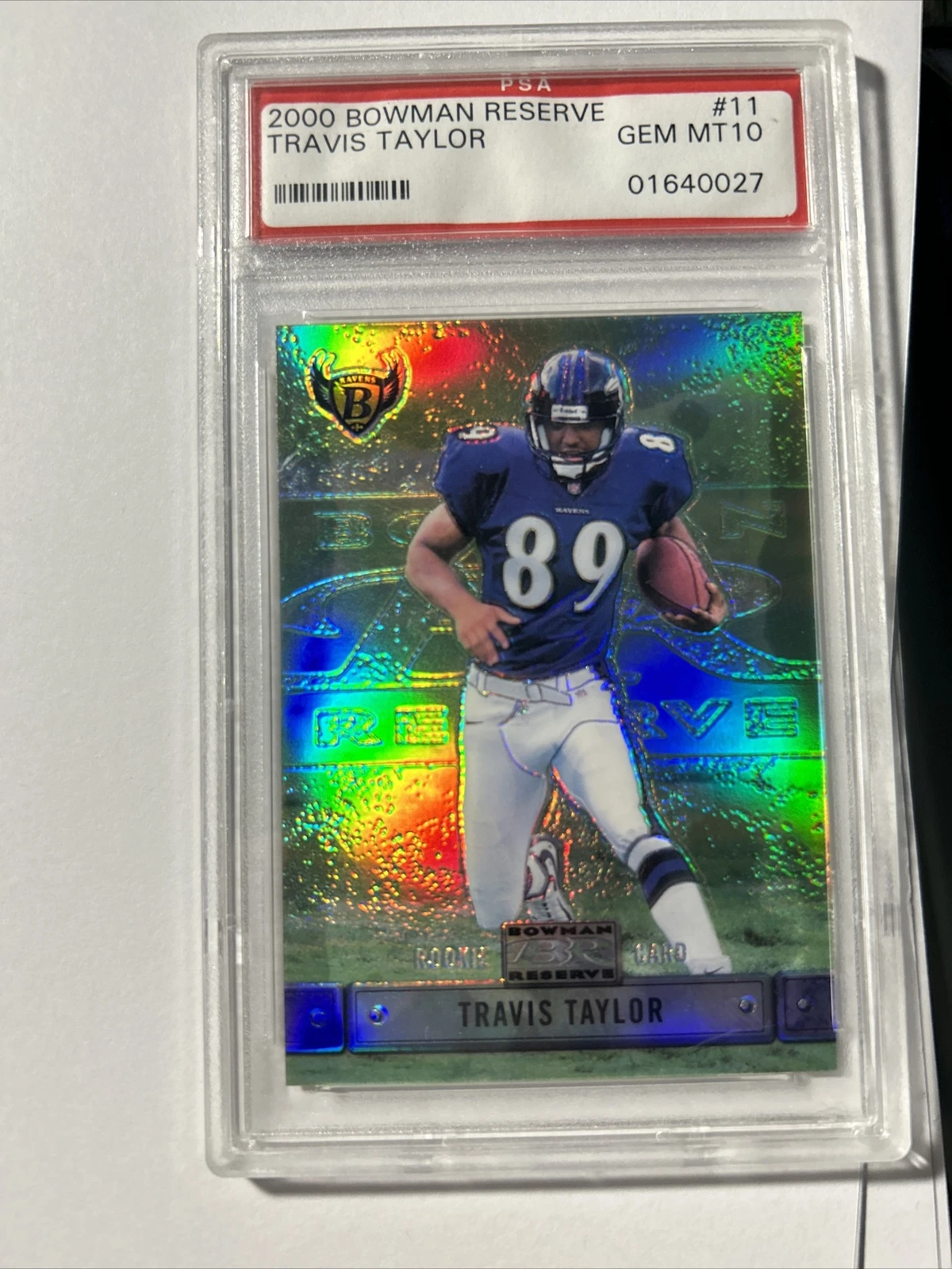 Travis Taylor Bowman Reserve #11 Base