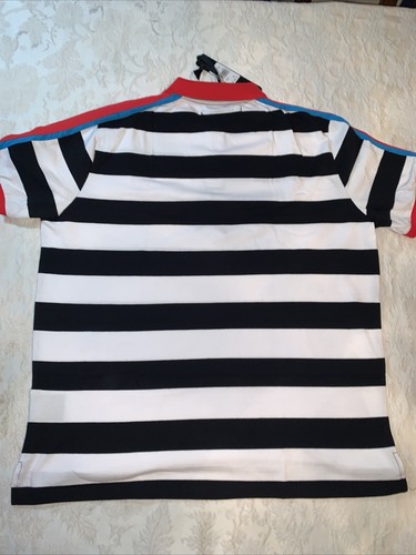 Hudson Bird Striped Polo Tee XL - Picture 5 of 5