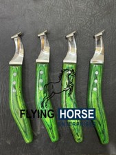 Special Razor Edge Hoof Knife -Ultra Sharp Hoof Care Tool for Horses pack of 4