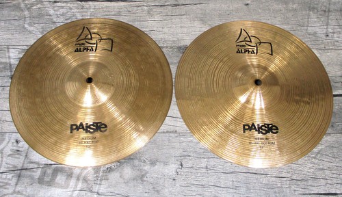 Paiste Alpha 13" Medium Hi-Hat Cymbal Drums Schlagzeug •Made in Switzerland•
