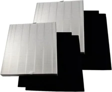 2 True HEPA Filter + 4 Carbon PreFilter for Coway AP-1518R Airmega 200M Purifier