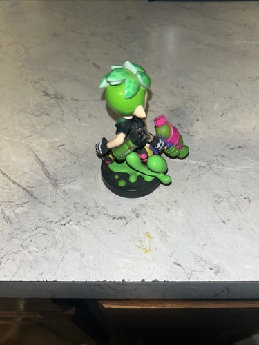 Nintendo Amiibo Splatoon 2 Green Inkling Boy Original Loose Figure NVL-001 - Picture 3 of 5