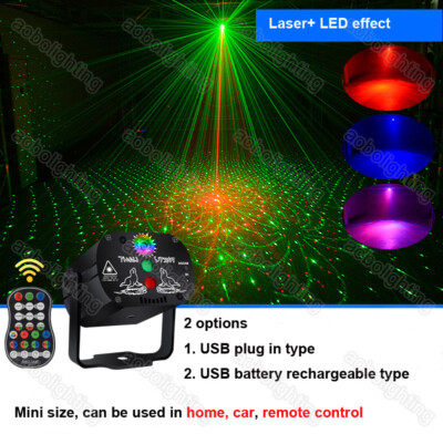 Disco Dj laser light USB Remote Iluminación LÁSER Christmas Party lazer lights