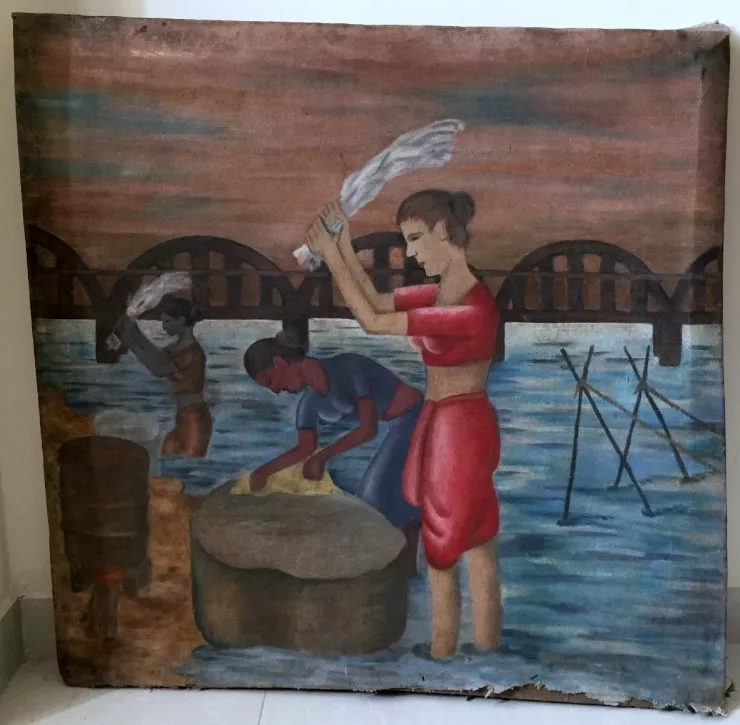 Women's painting cheap clothes