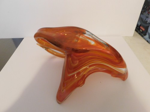 Murano-Style Large Hand Blown Glass Swan - Picture 3 of 3