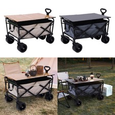 Heavy Duty Trolley Cart Garden Folding Camping Outdoor Wagon Truck Picnic Table
