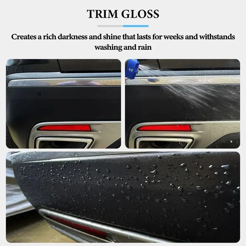 Car Plastic Restorer Coating Long-Lasting Protect Repair Whitening Shine Plastic - 第 3/20 張圖片