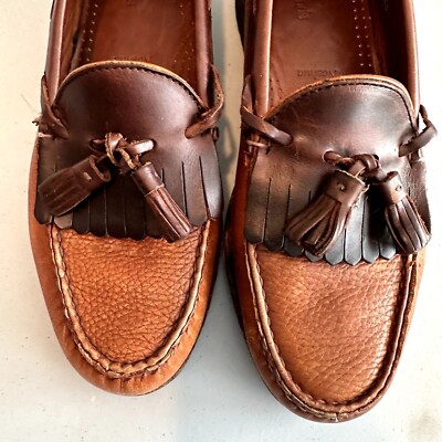Allen Edmonds Nashua Loafer Mens Size 9 Brown Leather Rubber 