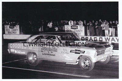 1960s Drag Racing-''Jungle Jim'' Liberman's 1967 Chevy Nova-427 Nitro Funny Car