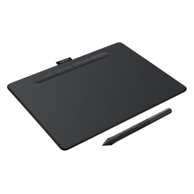 Wacom Intuos S Grafiktablet schwarz Digitalisierer 8,8 mm dünn 4 ExpressKeys 