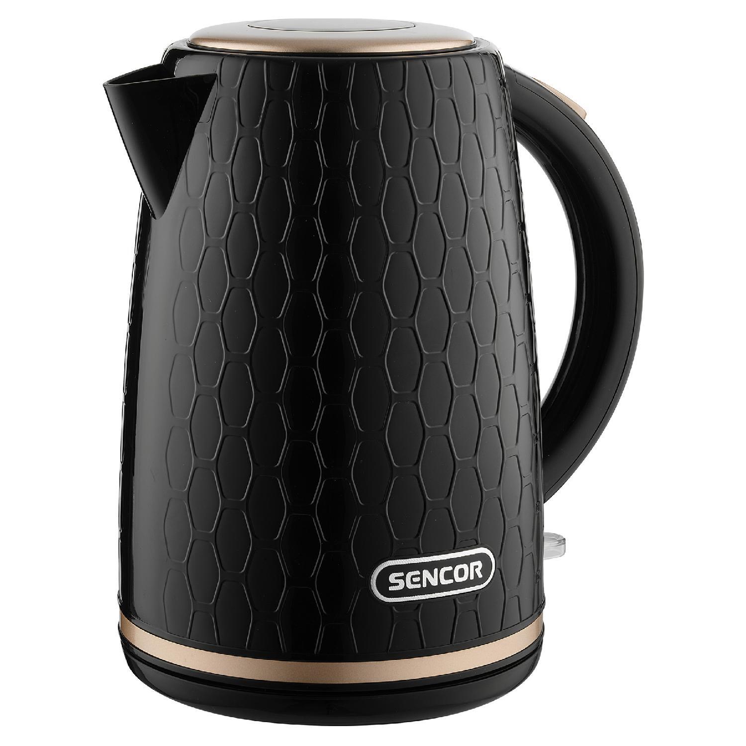 Sencor SWK7501BK Bollitore Elettrico Nero 1.7L 2200W - Minimal Design