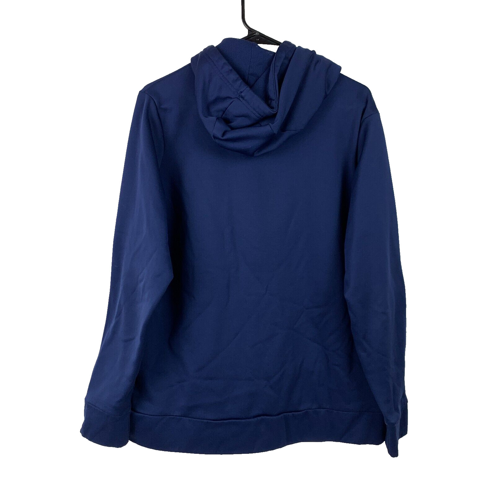 Nike Blank Solid Navy Blue Drawstring Hoodie Swea… - image 6