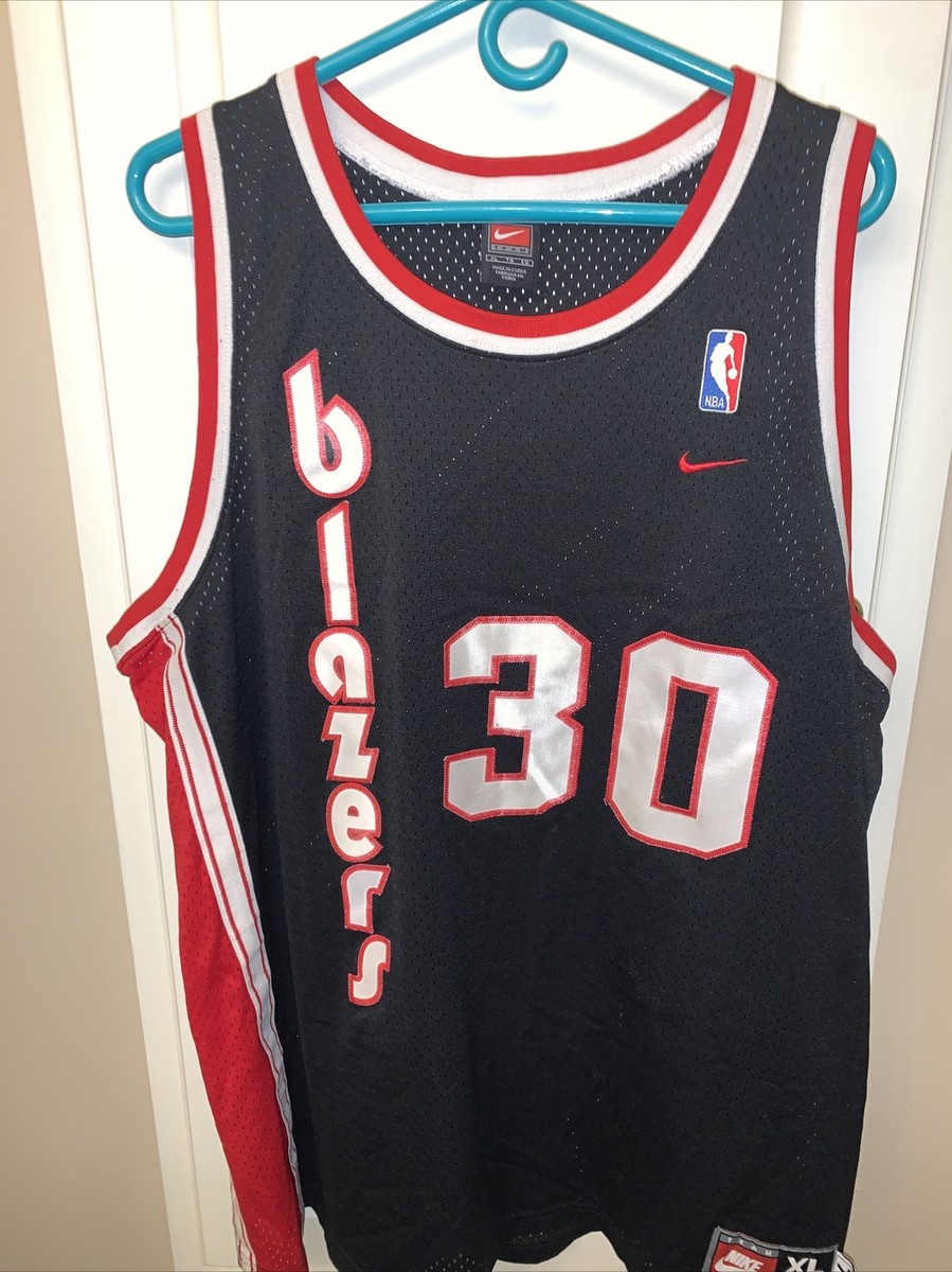 NIKE AUTHENTIC RASHEED WALLACE #30 PORTLAND TRAIL BLAZERS VINTAGE