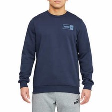 PUMA Men  s Fleece Crew Sweatshirt