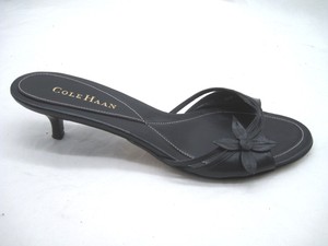 Cole-Haan-7-5B-71-2-black-floral-slides-womens-ladies-shoes-dress-sandals-D14464