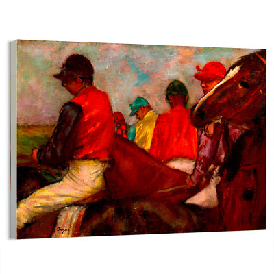 1882 The Jockeys Edgar Degas (French, 1834-1917) Movie Poster or Canvas Home