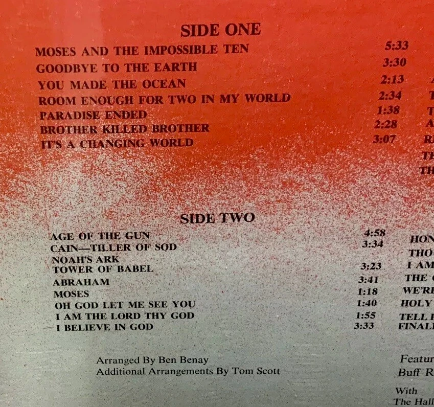 1973 The London Rock Symphony “Moses & The Impossible Ten” BASF 2-LP (Sealed) - Image 4 of 4