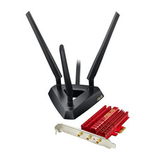 ASUS PCE-AC68 Dual-Band 802.11ac PCI-E Wi-Fi Adapter Red with THREE Antennas