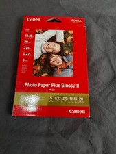 Canon 20 Sheets  13X18Cm Inkjet High Gloss Photo Paper plus  275 gsm PP201
