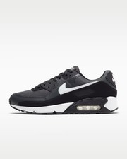 Nike Air Max 90 Black White Athletic Running Sneakers CN8490-002 Men's Sizes