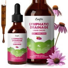 11-in-1 Lymphatic Drainage Supplement Lymph System Support Non-GMO Vegan Drop