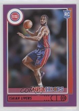 2021-22 Panini NBA Hoops Rookies Purple Isaiah Livers #208 r6y
