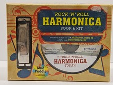 Mud Puddle Inc Rock N' Roll Harmonica Book Kit