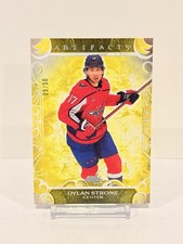 2024-25 Upper Deck Artifacts Dylan Strome Yellow /50 Washington Capitals