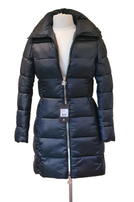 Roberto Cavalli Steppmantel Gr. S UK 8-10 dunkelblau Reißverschlusstaschen neu mit Etikett