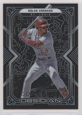 2022 Panini Chronicles Obsidian Electric Etch Carolina Blue Nolan Arenado 1eh5