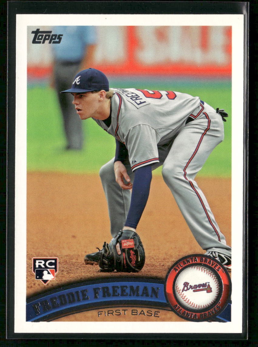 Freddie Freeman 2011 Topps #145 Rookie RC Atlanta Braves