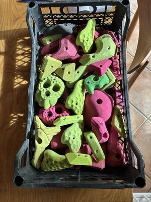 Klettergriffe Bouldergriffe Set X 40 Stk Bunt RX Climbing Holds