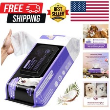 Wipes for Dogs and Cats, Vet-Recommended Pets Cleaning Wipes, Deodorizing Hyd...