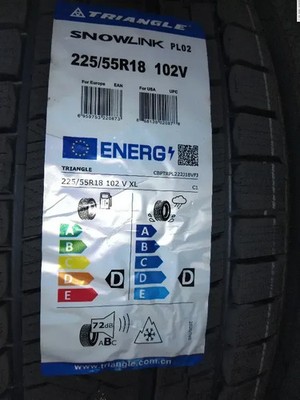 225/55 R18 102V Winterreifen Triangle Snowlink 8mm DOT 3224 - 4 REIFEN