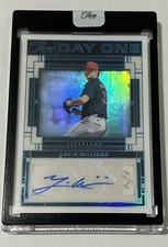 2024 Panini Three and Two Day One Gavin Williams 1/1 Auto RC Cleveland