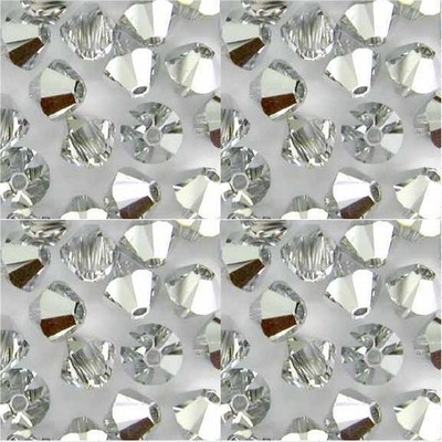 15 SWAROVSKI ZWEIKEGEL 8mm KRISTALL PERLEN KOMET ARGENT LICHT SUPER ANGEBOT