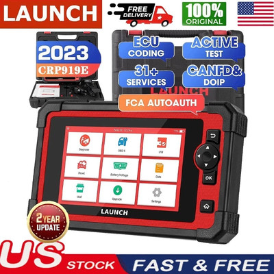 #！LAUNCH X431 CRP919E PRO Elite Bidirectional Car Diagnostic Scanner Coding US