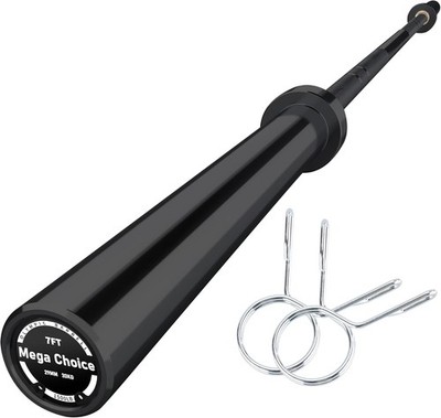 7FT Olympic Barbell Weight Bar For Weightlifting & Powerlifting Fit 2''