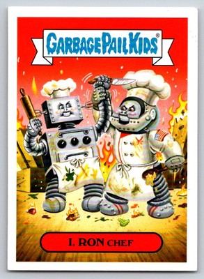 2016 Topps Garbage Pail Kids Prime Slime Trashy TV #5a I. Ron Chef