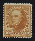 CKStamps: US Stamps Collection Scott#283 10c Webster Mint HR OG
