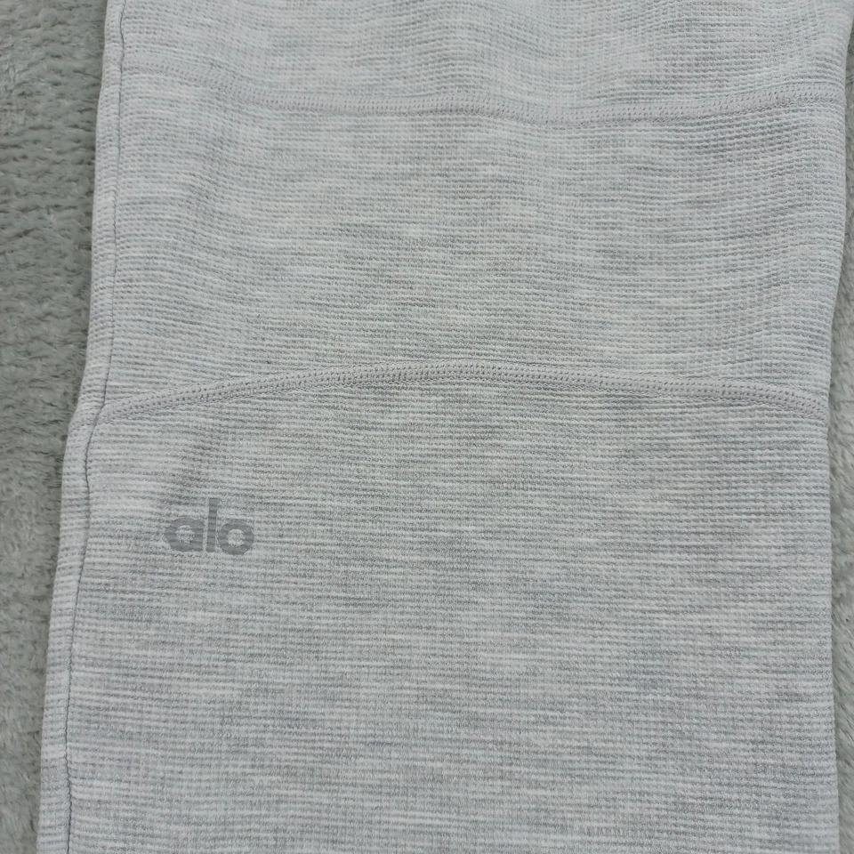 Alo Joggers Womens Small Gray Yoga Drawstring Pockets Activewear Casual - Image 4 of 4