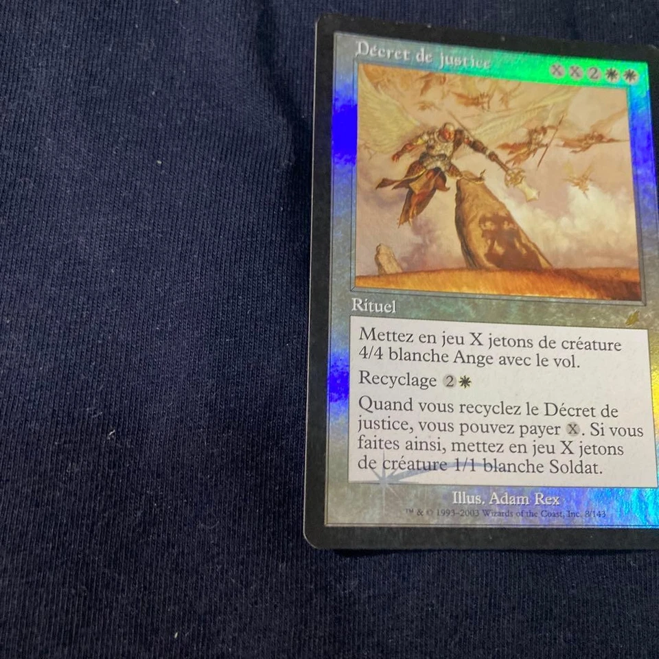 Justice Scourge French Foil Card Used - Image 4 of 4