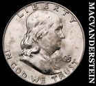 1963-D Franklin Half Dollar-Choice Gem BU Splotchy No Reserve #G8631