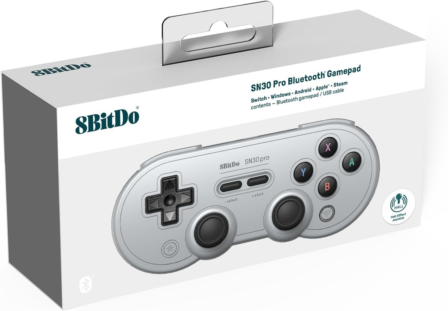 8Bitdo SN30 Pro manette Bluetooth compacte pour éviter la fatigue des mains