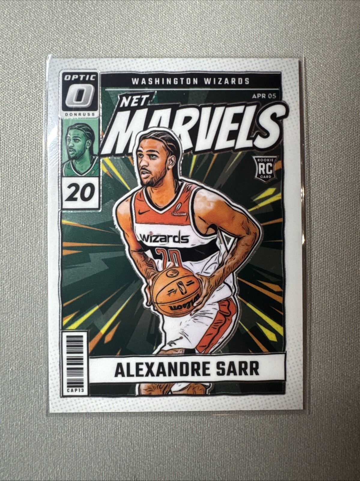 2024-25 Panini Donruss Optic - Net Marvels Alexandre Sarr #7 (RC)