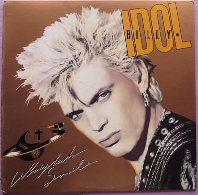 BILLY IDOL - WHIPLASH SMILE - US LP 1986 EX/EX+